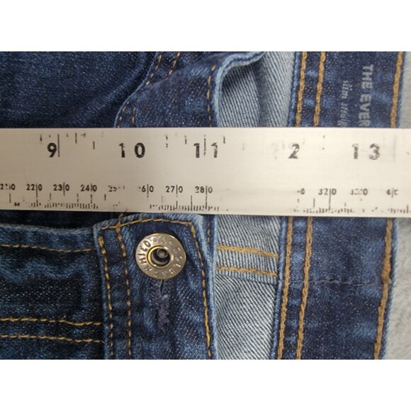 Adriano Goldschmied AG Jeans  Mens 38 36x32 Slim Straight Dark Blue Stretch USA - Picture 8 of 15